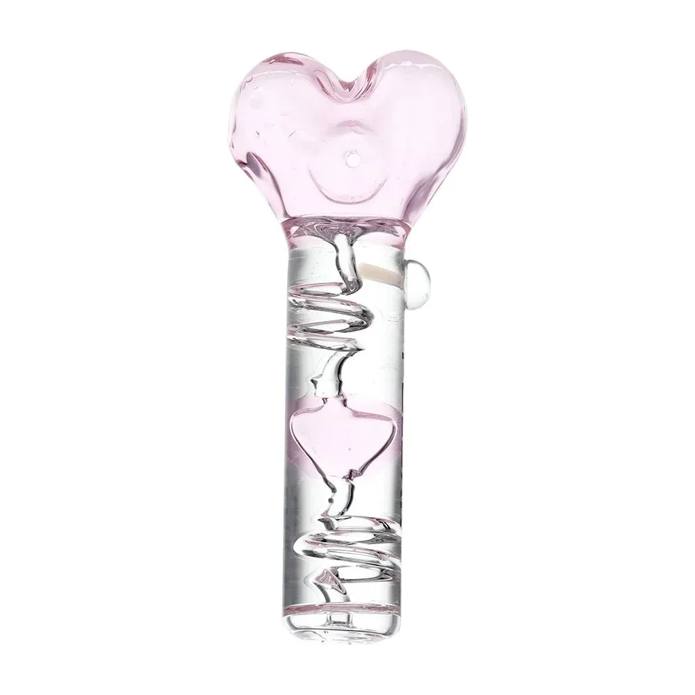 Pulsar Cool Down My Heart Glycerin Glass Hand Pipe - 5.5" - Image 2