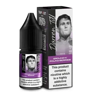 !!! Ground N Pound Berries IVG Darren Till 10ml nicotine salt e-liquid !!!