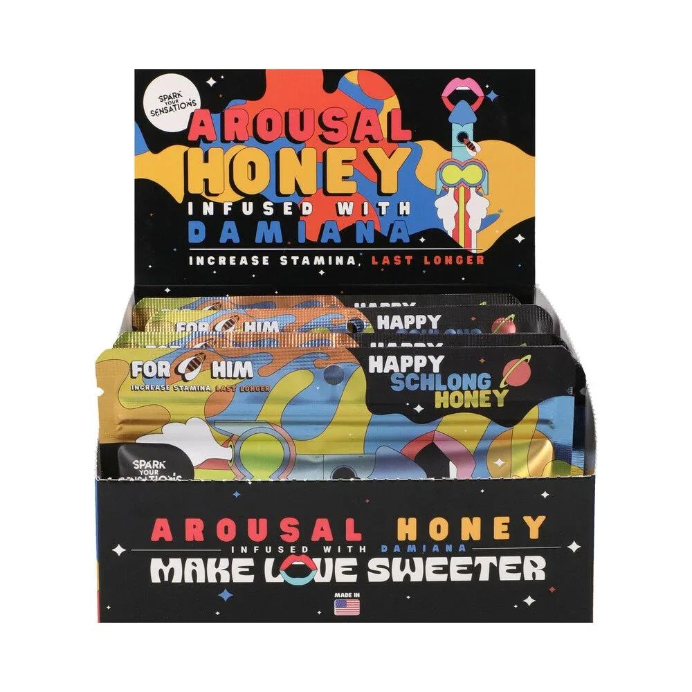 Happy Schlong Honey Arousal Honey 12-Pack Display - Image 2