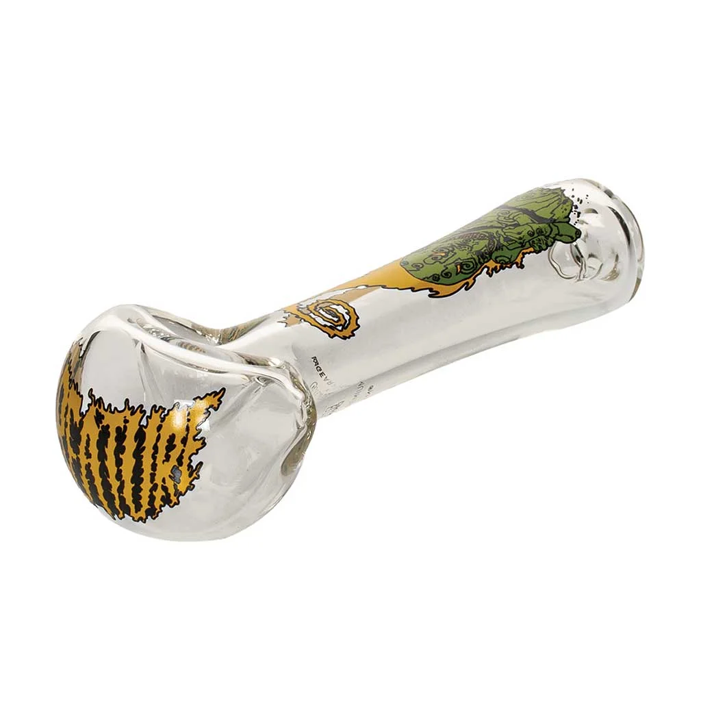 Goblin Spoon Hand Pipe W/Ash Catcher Mouthpiece - Image 2
