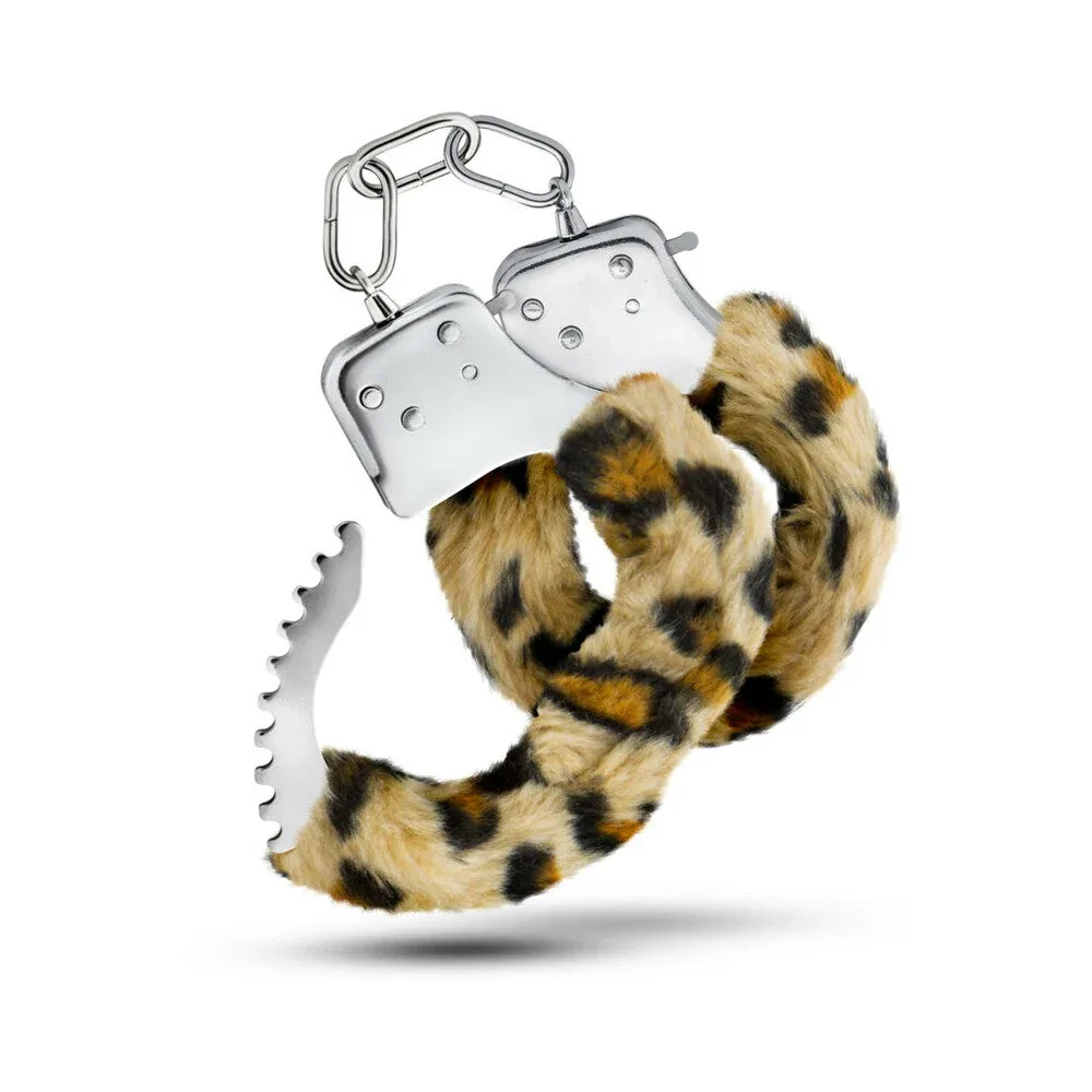 Temptasia Adjustable Faux Fur Cuffs Leopard - Image 2