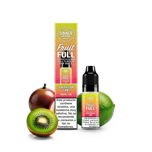 Dinner Lady Salts Fruit Full Kiwi Passion Lime 10ml Vape Juice Tropical Kiwi & Zesty Lime