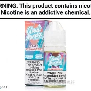GRAPE STRAWBERRY ICED BY CLOUD NURDZ SALT 30ML