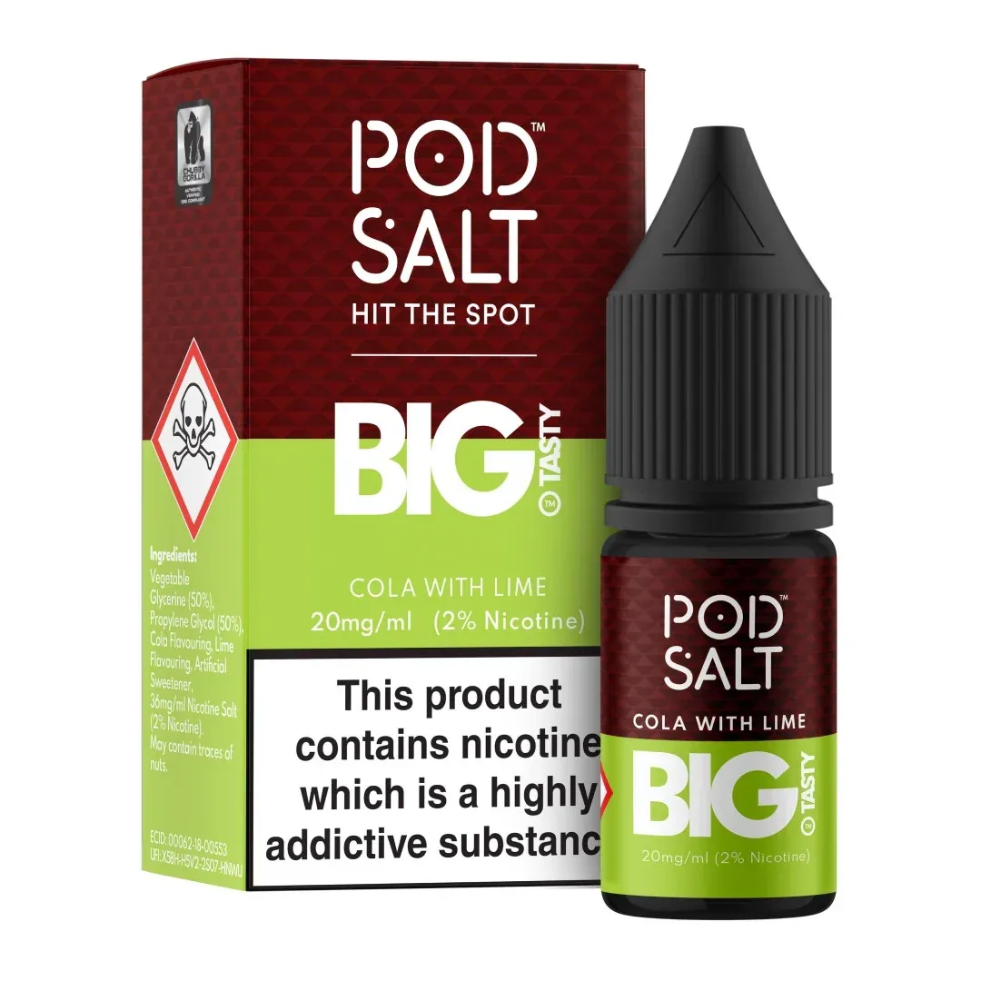 Cola with Lime Pod Salt Fusion 10ml nicotine salt e-liquid