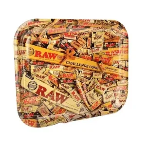 Raw Metal Rolling Tray Mini