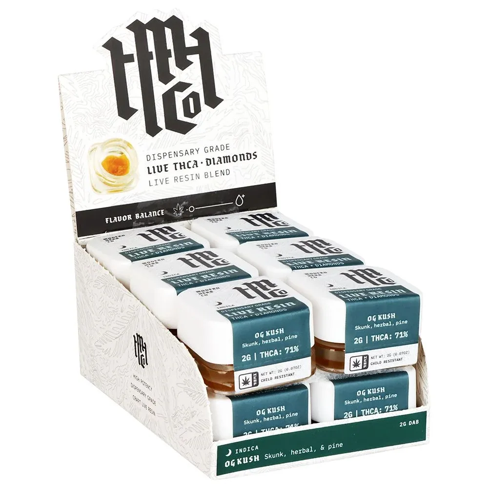 Modern Herb Co Dispensary Grade Live Resin THCA Dabs - 2g 12ct - Image 2