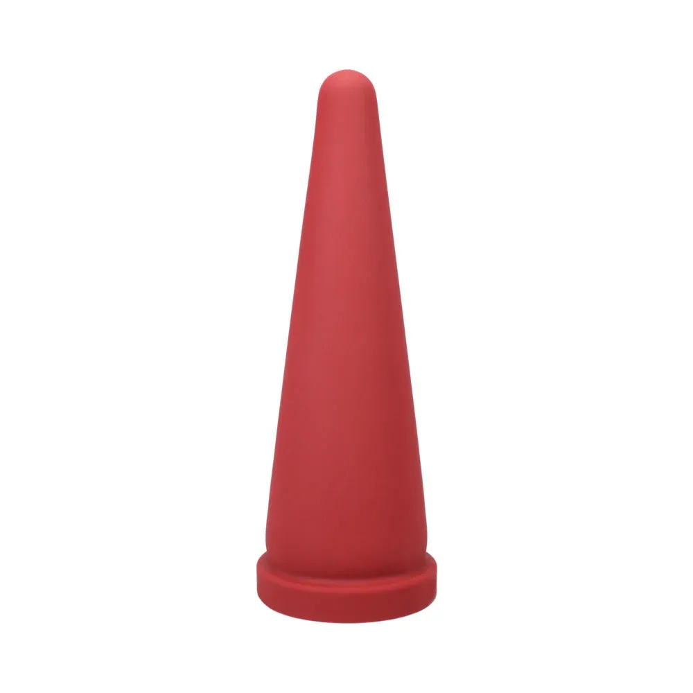 Tantus Cone Large Dildo Ruby (Box) - Image 2