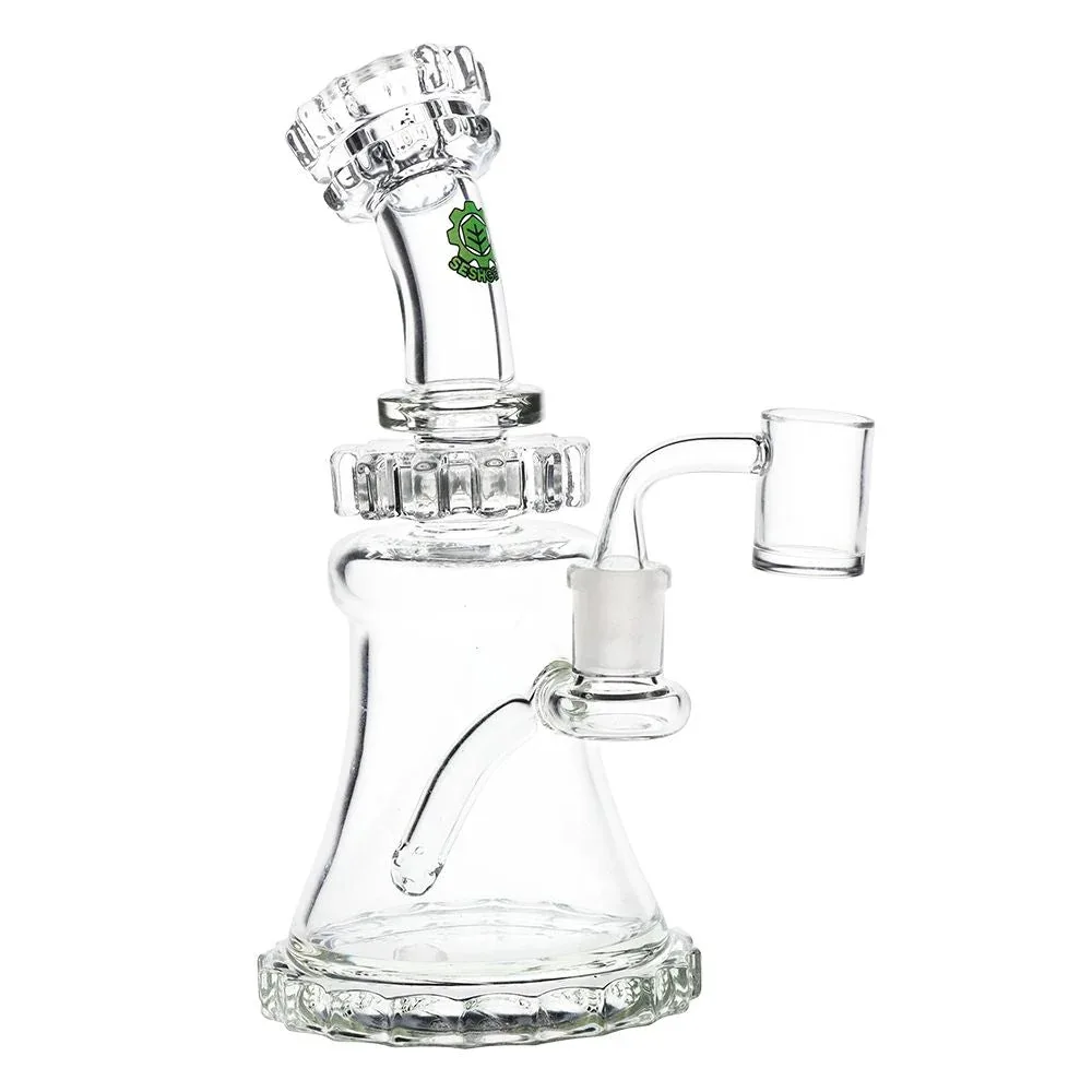 SeshGear Spinner Glass Dab Rig w/ Banger - 8.5" / 14mm F
