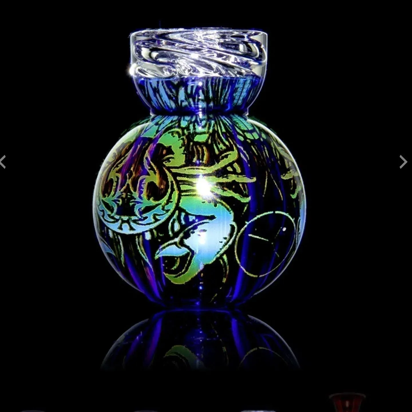 Mothership Glass “CANCER” Series Orb Bubble Cap - Image 2