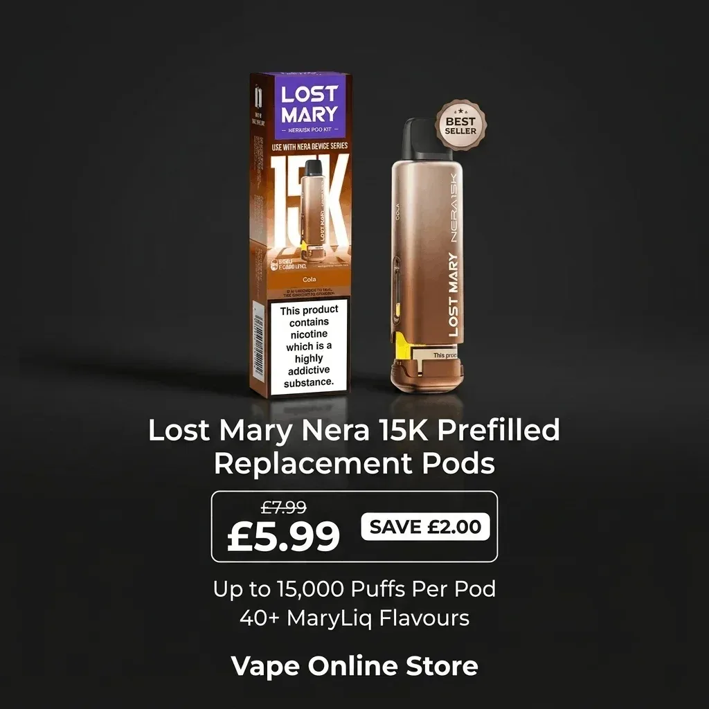 Lost Mary Nera 15K Prefilled Replacement Pods – 15,000 Puffs - Image 2