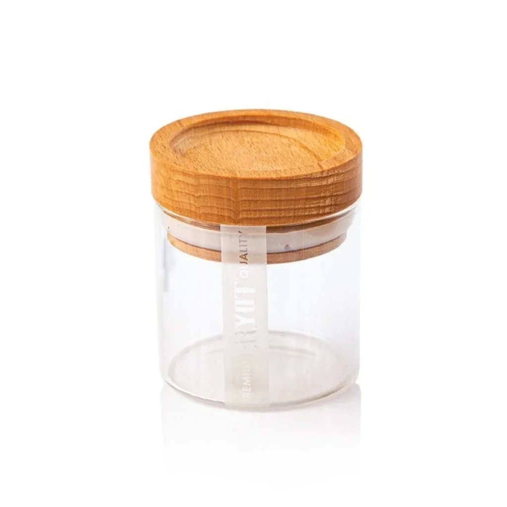 Clear Glass Storage Jars