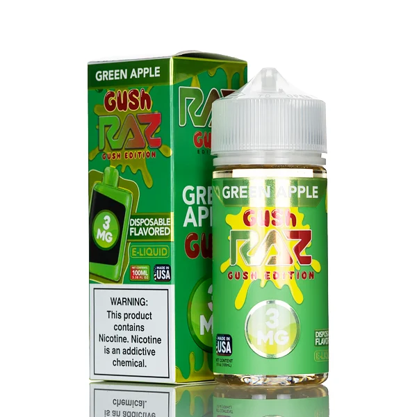 Pod Juice X RAZ E-Liquid - Green Apple Gush