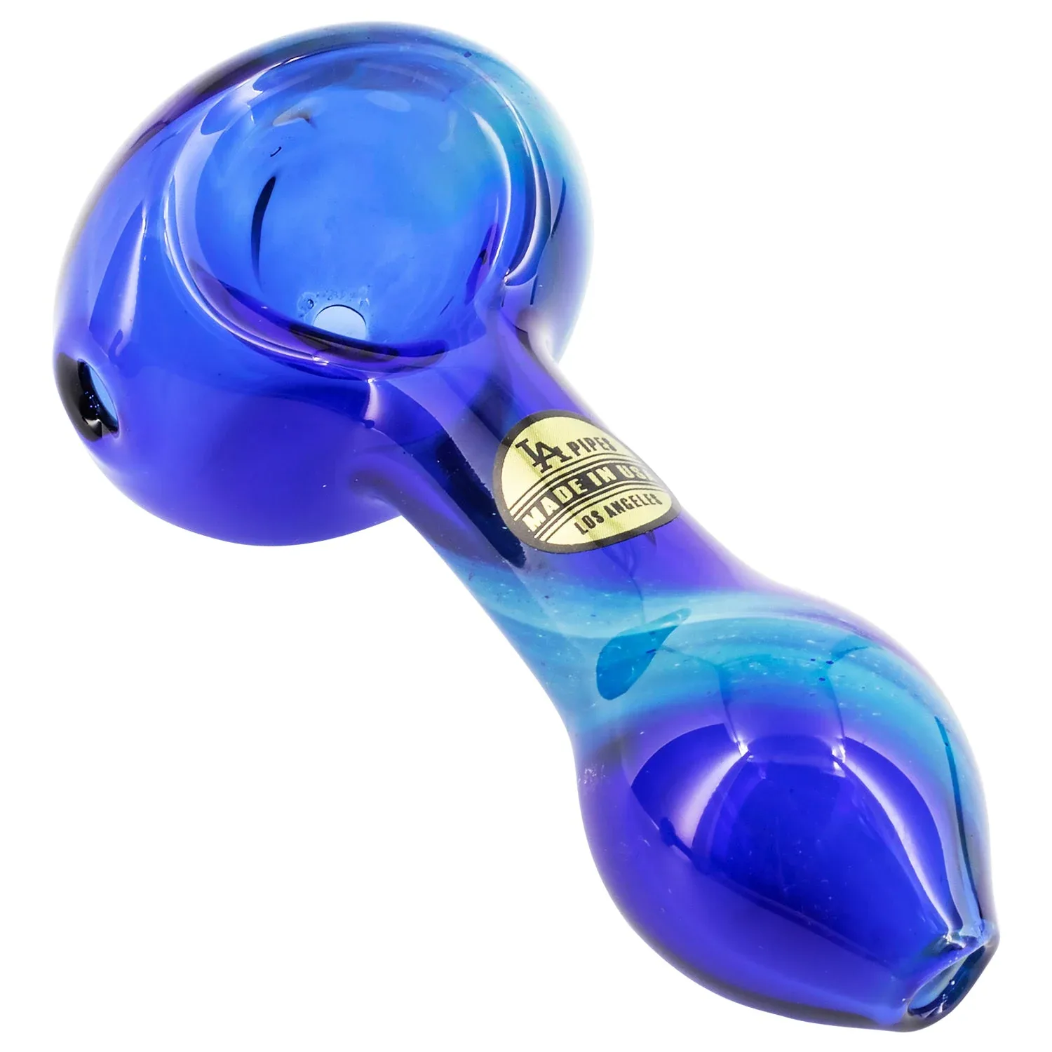 LA Pipes "Galaxy" Fumed Spoon Pipe - Image 2