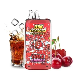 Cola Cherry Crazy Puff 35K 1100mAh 20ml / 2% - Tornadoliq