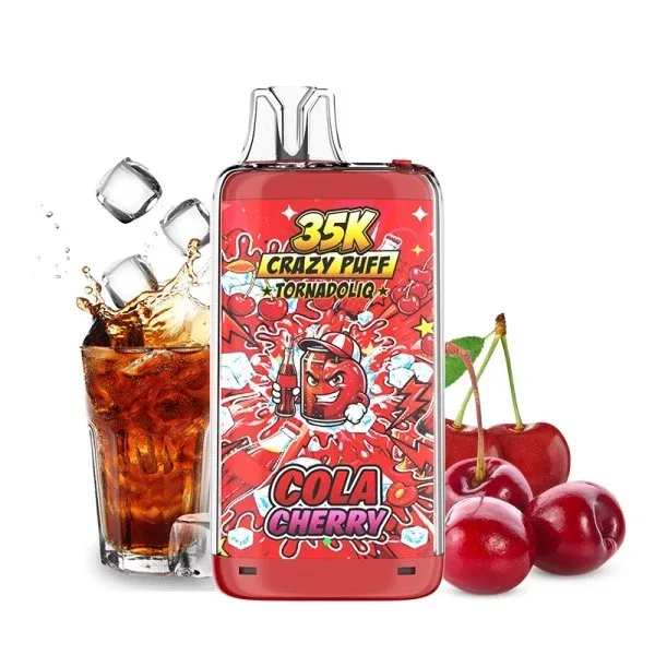 Cola Cherry Crazy Puff 35K 1100mAh 20ml / 2% - Tornadoliq