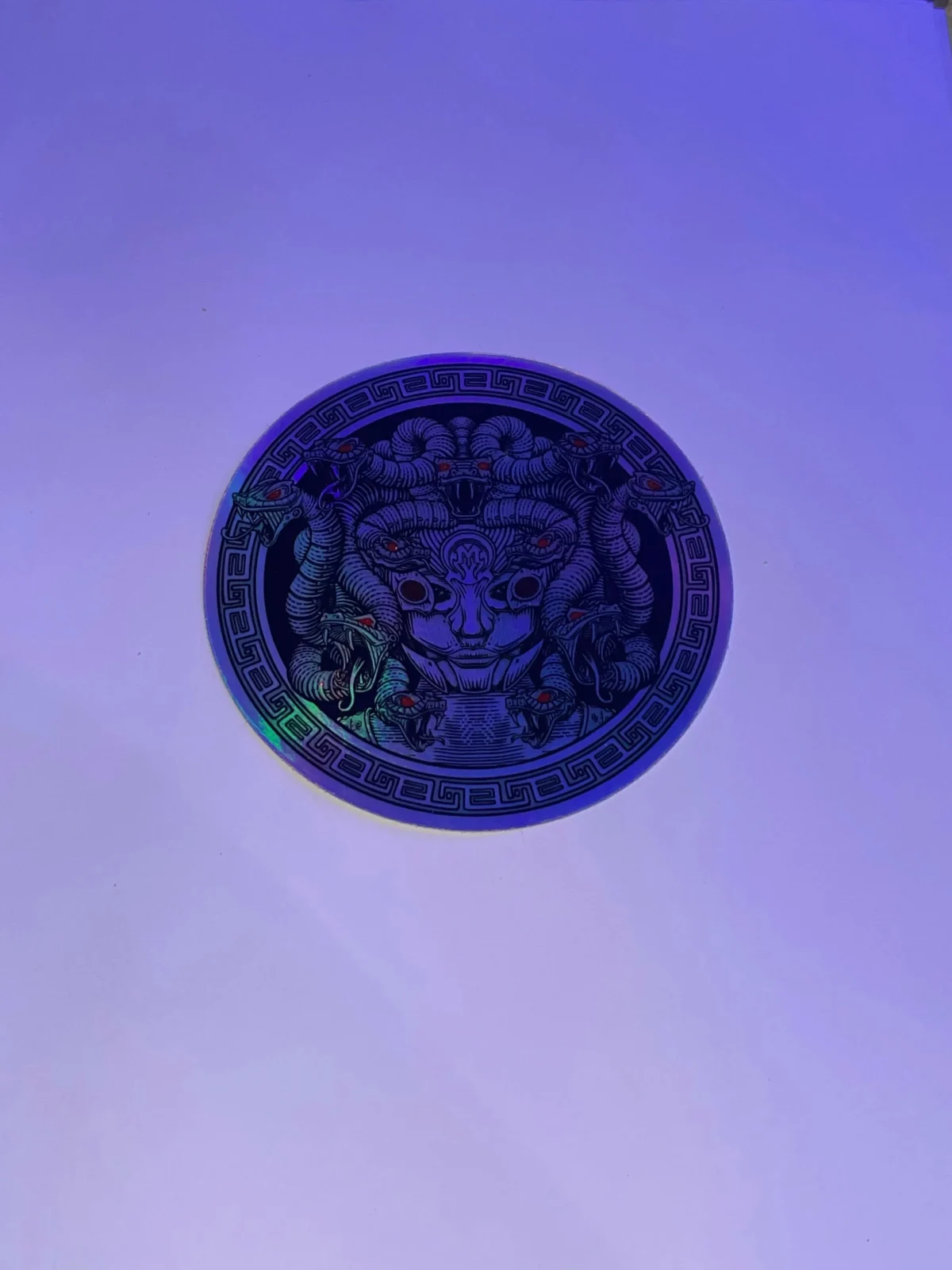 Mothership Glass Gaze Mirror Sticker