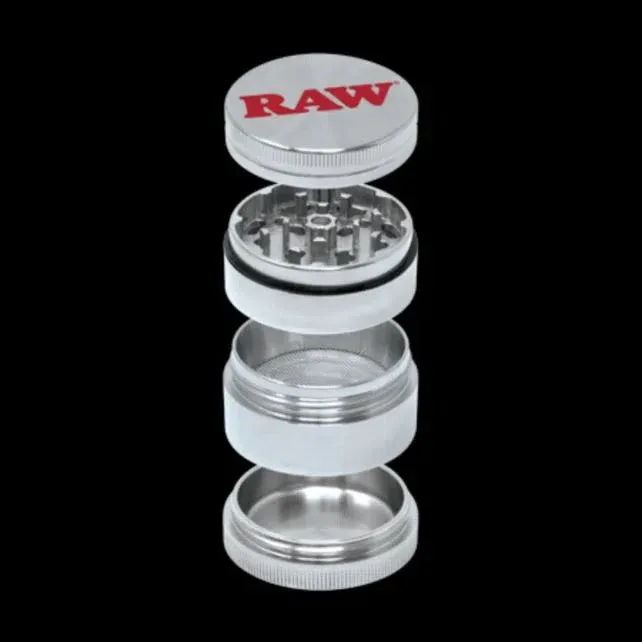 Raw Stainless Steel 4-Piece Shredder Grinder - Image 2