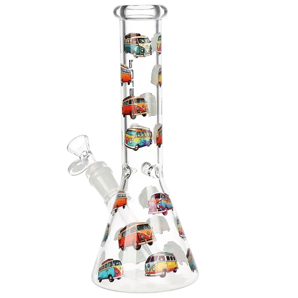Pulsar VW Bus Beaker Glass Water Pipe - 10" / 14mm F - Image 2