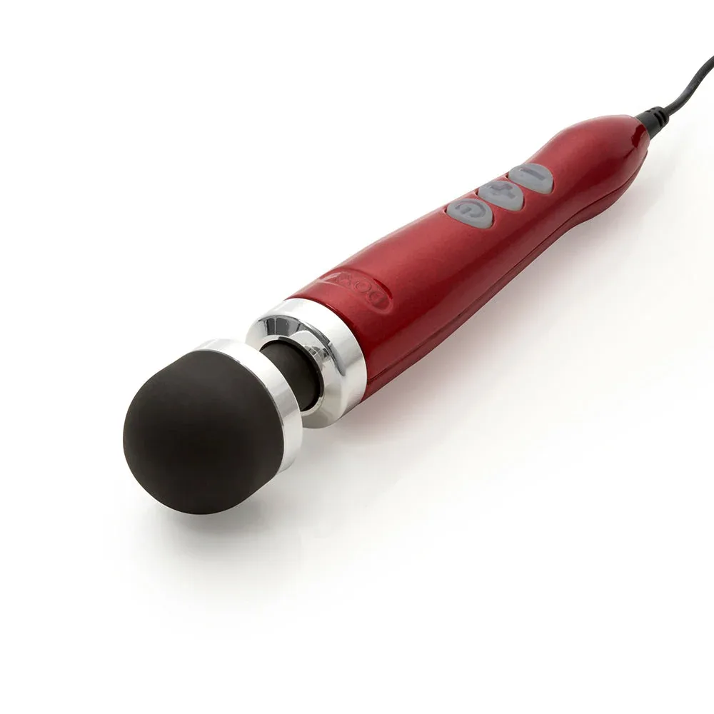 Doxy Die Cast 3 Compact Wand Vibrator Candy Red - Image 2