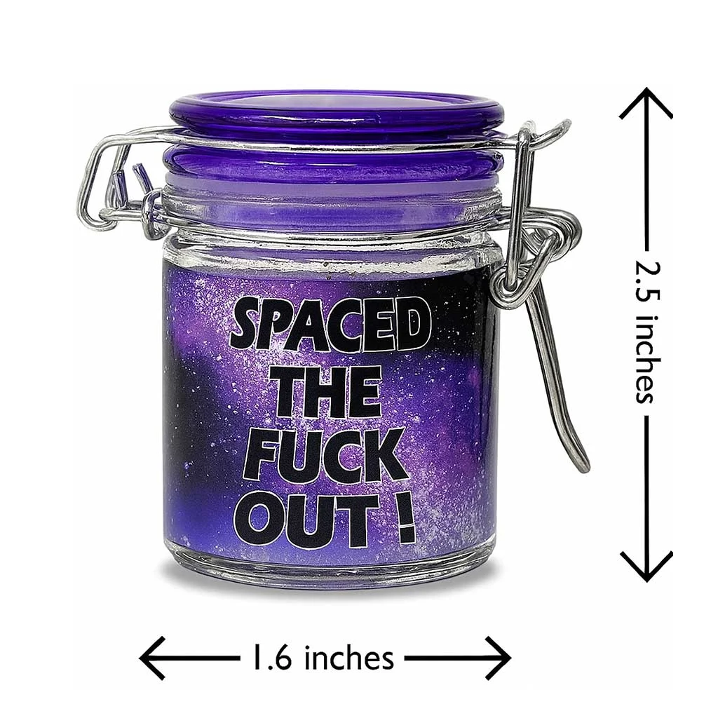 Mini Spaced the Fuck Out Storage Jar With Clamping Lid - Image 2