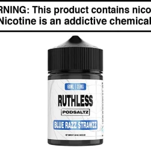 BLUE RAZZ STRAWZZ BY RUTHLESS ESSENTIALS SALT 60ML
