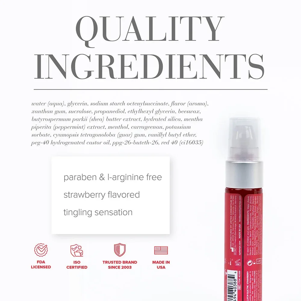 JO Nipple Titillator Arousal Gel Strawberry 1 oz. - Image 2