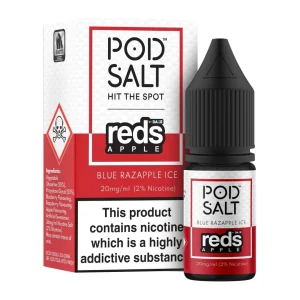 !!! Blue Razapple Ice Pod Salt Fusion 10ml nicotine salt e-liquid !!!