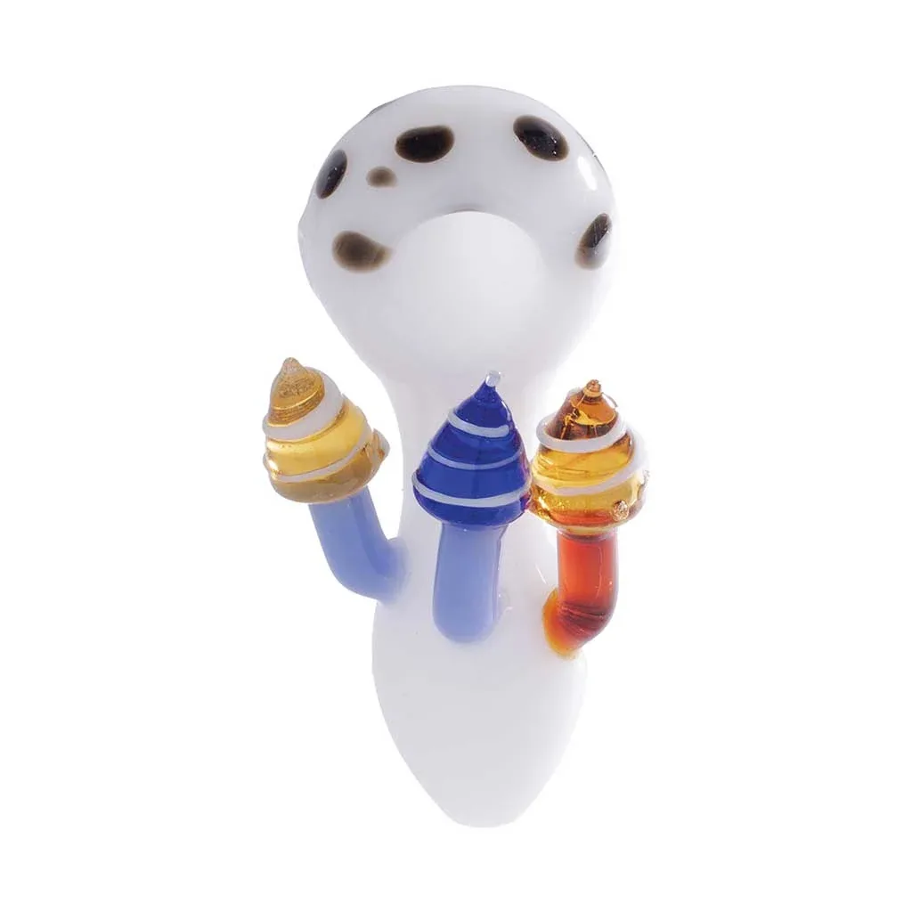 Mushroom Character Glass Hand Pipe - Image 2
