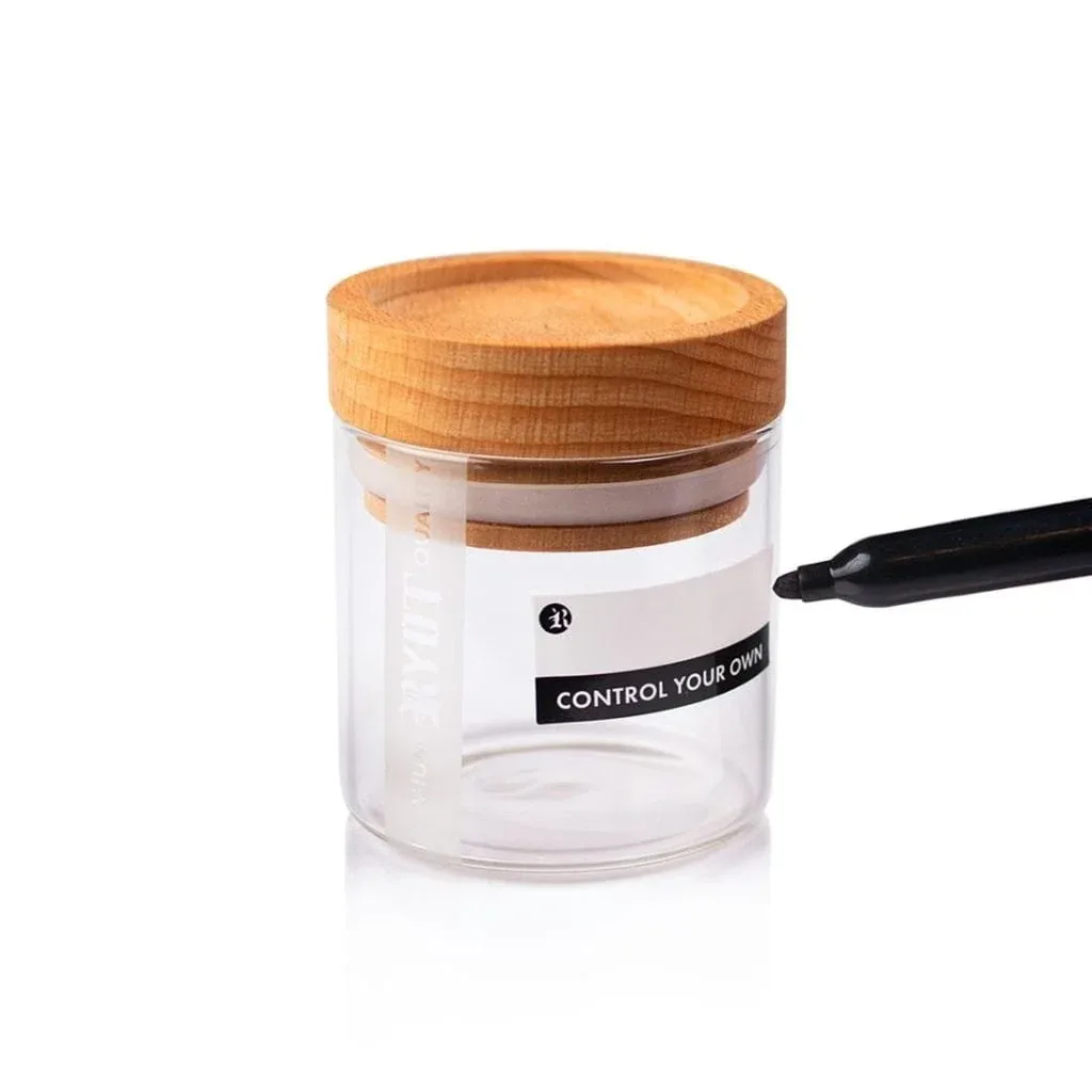 Clear Glass Storage Jars - Image 2
