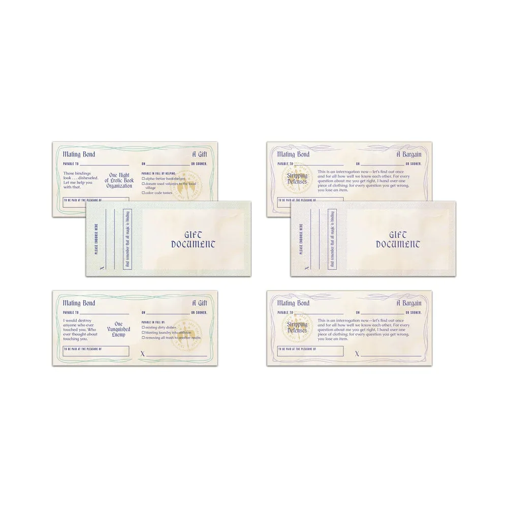 Romantasy Sex Checks: 60 Certificates for Making Magic Between the Covers - Image 2