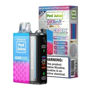 Oxbar Magic Maze 2.0 Vape Blue Razzle Cotton Clou