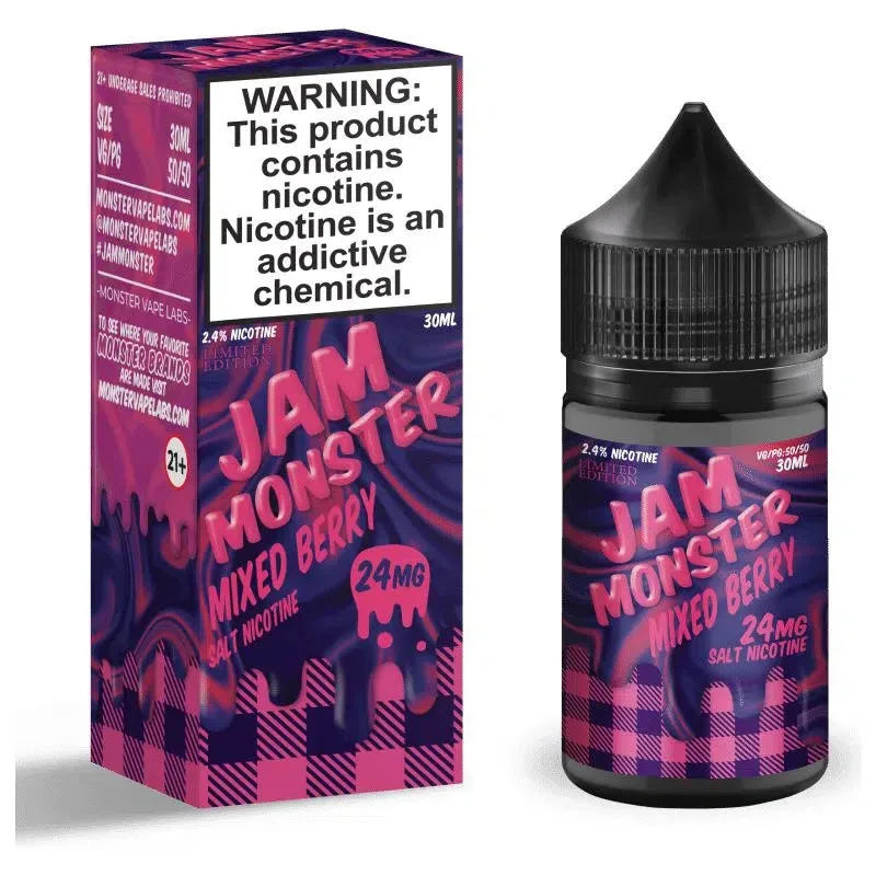 Jam Monster Salts E-Juice 30ml - Image 2