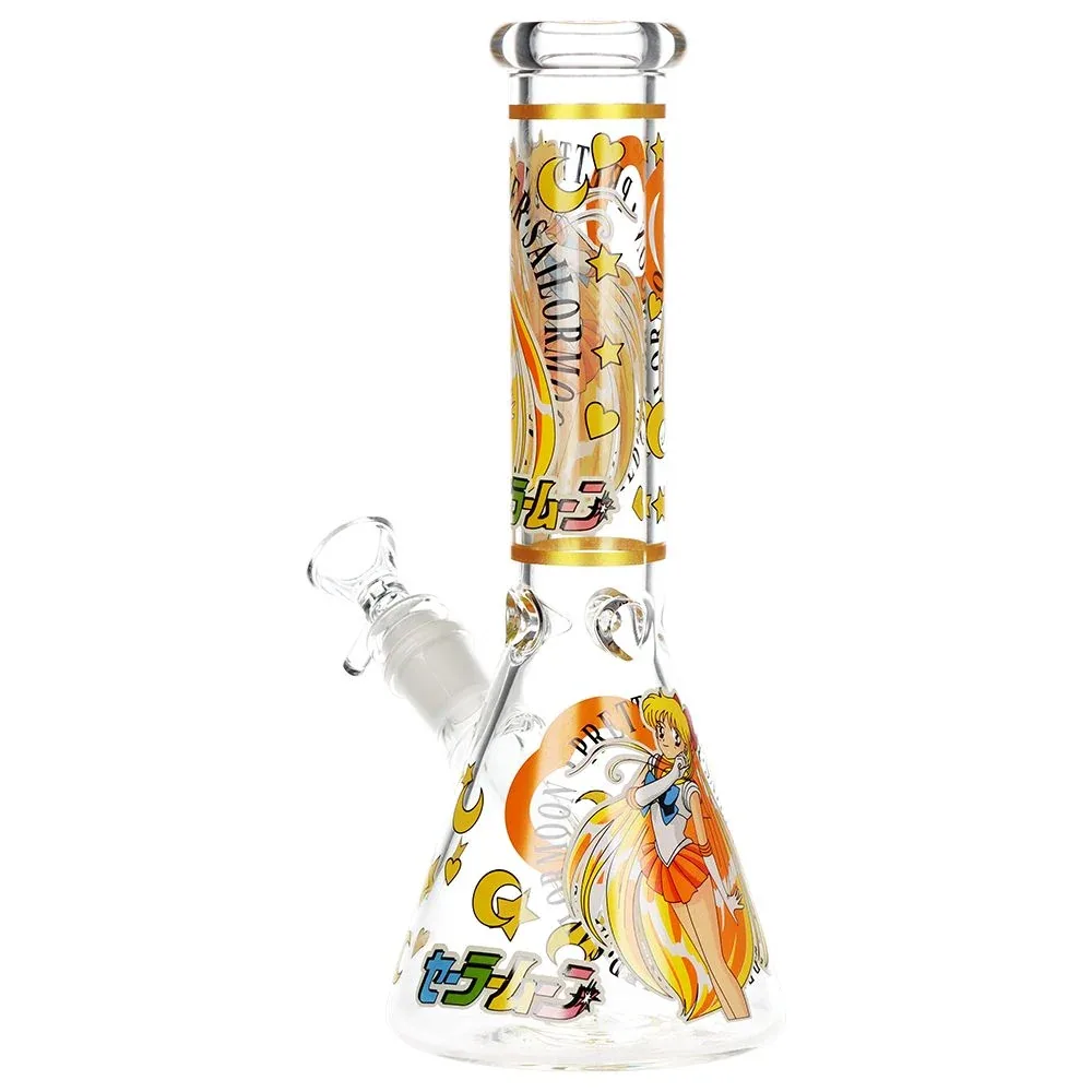 Sailor Venus Beaker Glass Water Pipe - 10" / 14mm F - Image 2