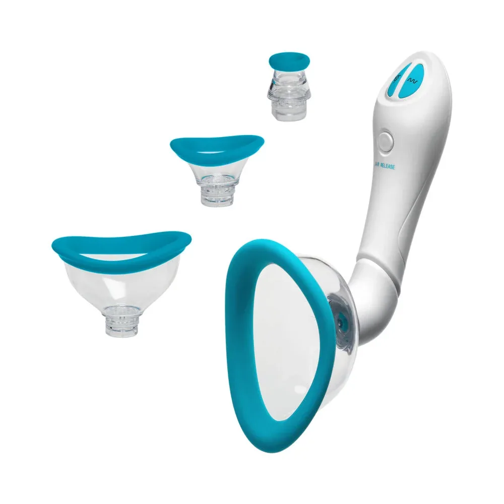 Bloom - Intimate Body Pump - Automatic - Vibrating - Rechargeable Blue/White - Image 2