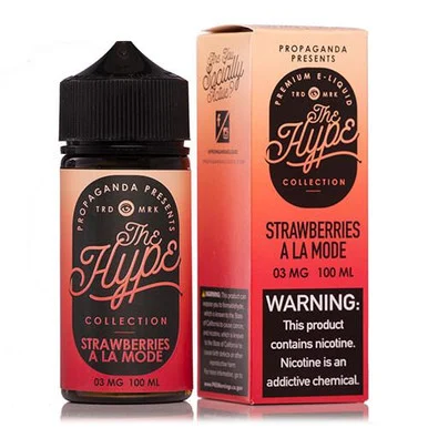 The Hype Strawberries A La Mode Propaganda 100ml ⋆ $11.95