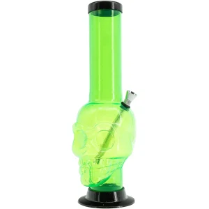 JM Enterprises 12-15" Acrylic Skull Chamber Bong - Multiple