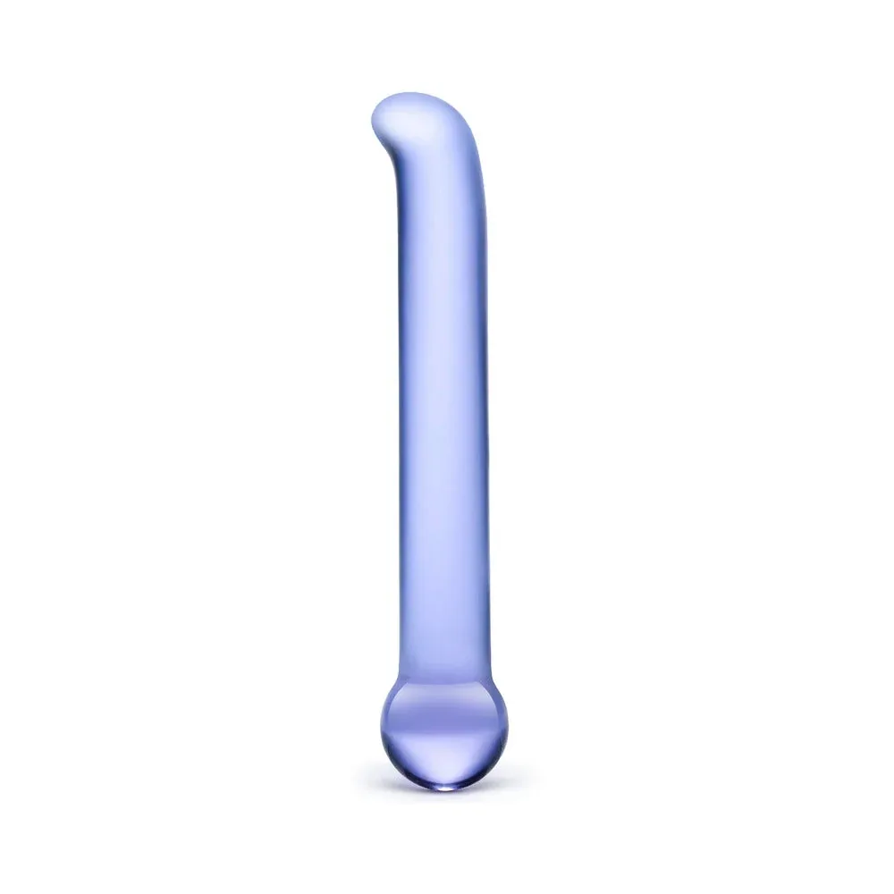 Glas 6.75 in. Purple G-Spot Tickler Glass Dildo - Image 2