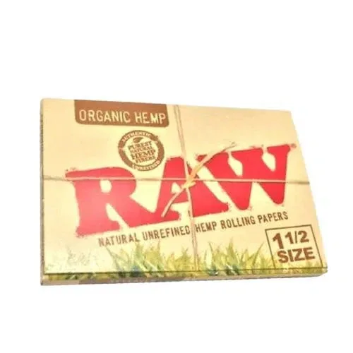 Raw Organic Hemp 1 1/2 Rolling Papers 25pk Box - Image 2