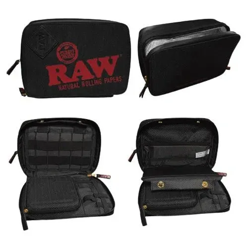 Raw Rolling Papers X Raw Trapp Kit Black with Removeable Foil Pouch - Image 2
