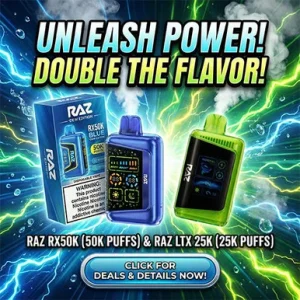 RAZ RX50K Disposable Vape 50000 Puffs