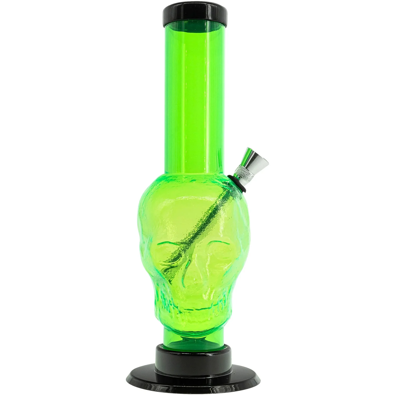 JM Enterprises 12-15" Acrylic Skull Chamber Bong - Multiple - Image 2