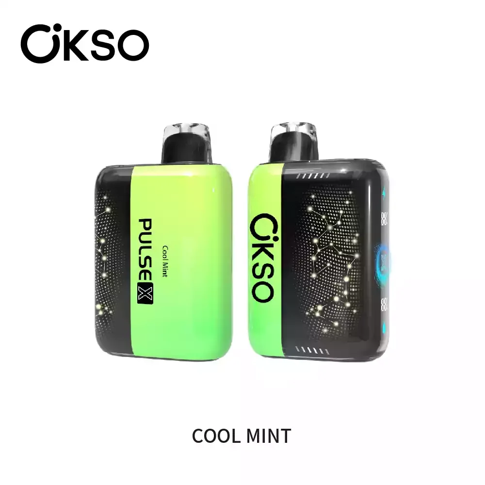 OKSO PULSE X 25K 25000 Puffs Disposable Vapes Wholesale Bulk Buy Smart Display Adjustable Airflow Dual Mesh Coil - Image 2
