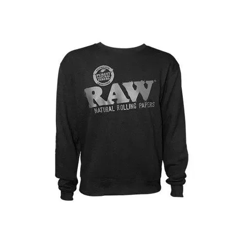 RP X Raw Crewneck Sweatshirt - Zipper Pocket