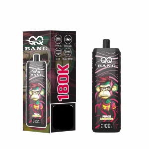 QQ BANG 180000 Puffs DSK070 4 In 1 180K Disposable Vapes Wholesale Bulk Buy Rechargeable LCD Screen