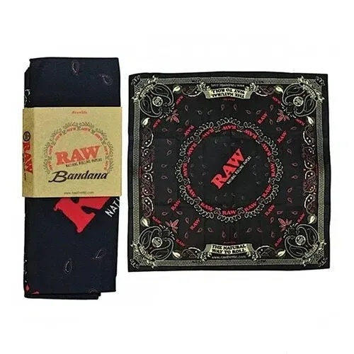 RAW Black Bandana