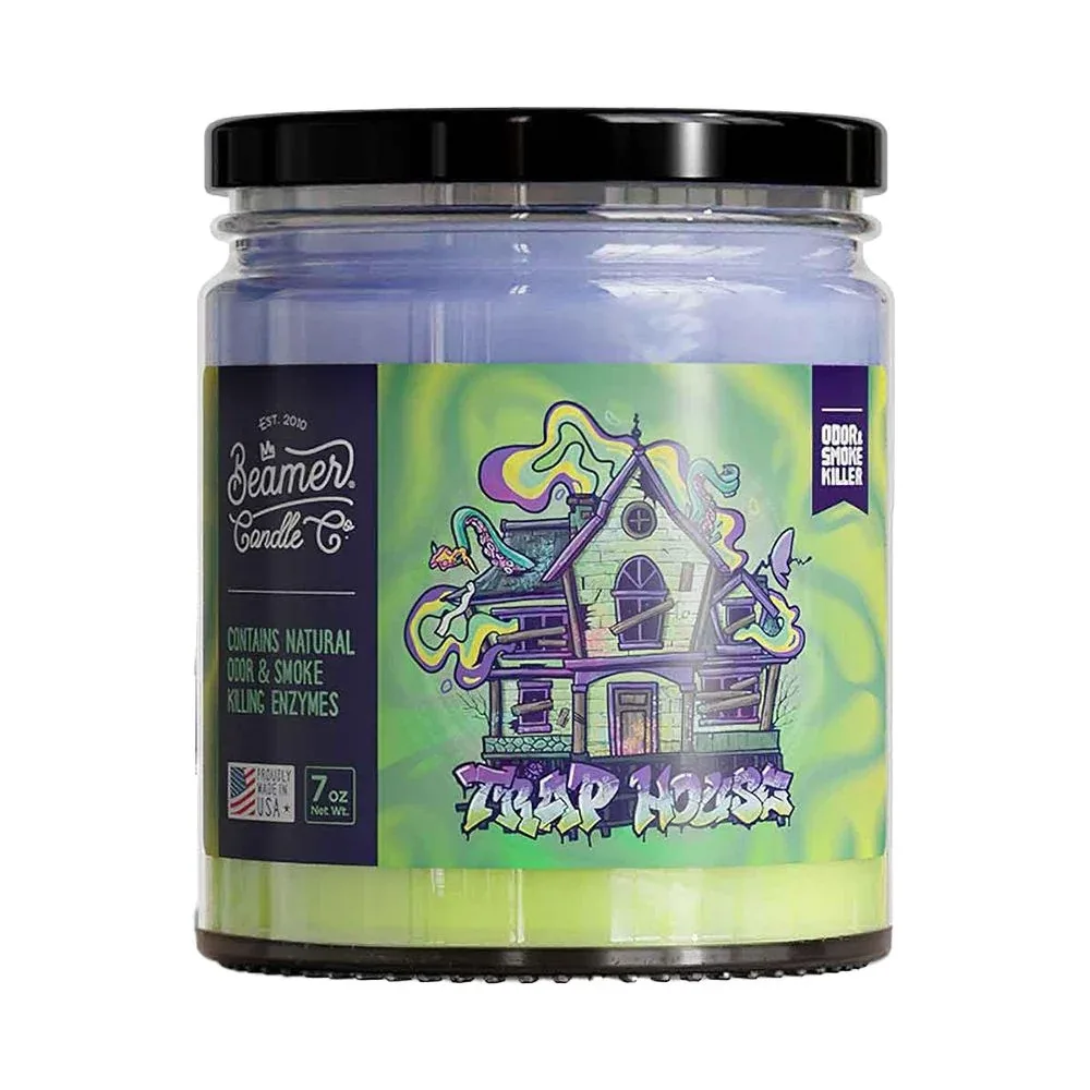 Beamer Candle Co. Odor & Smoke Killer Glass Jar Candle | 7oz - Image 2