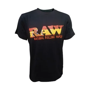 RP X RAW Black Spanish Flag Logo - Small (S)