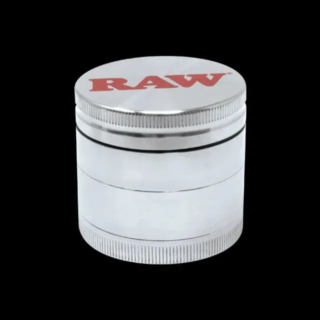 Raw Stainless Steel 4-Piece Shredder Grinder