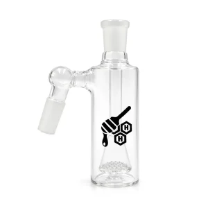 Honeybee Herb Honeycomb Disc Perc Cylinder Ash Catcher