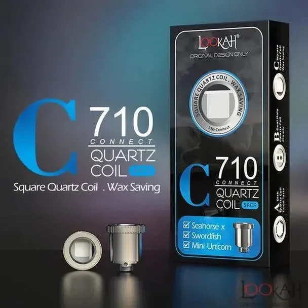 Lookah Swordfish, Seahorse X, Mini Unicorn 710 Coils